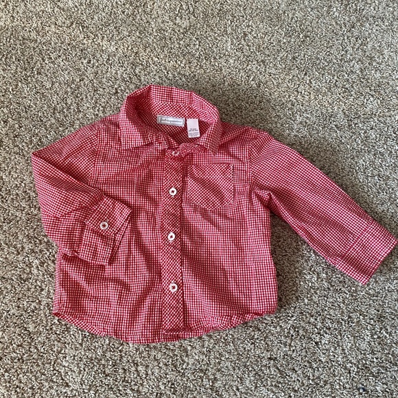First impressions toddler boy button down shirt and pants outfit size 12 months - Picture 12 of 14